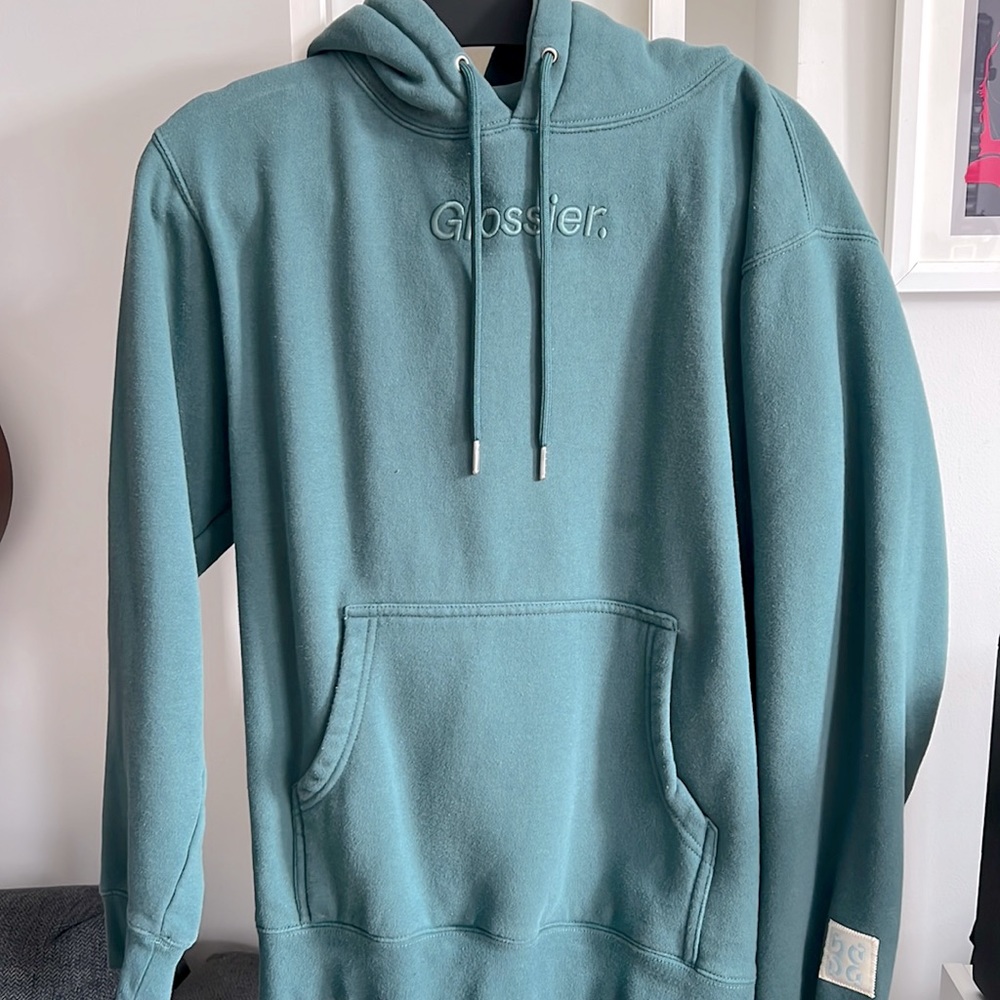 Glossier Green Hoodie Fall ‘21.